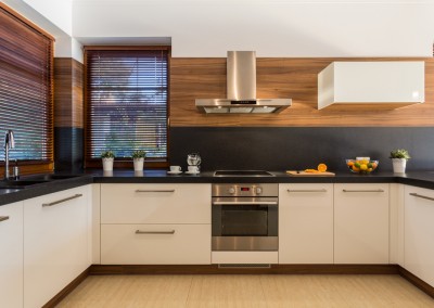 modern fitted kitchen